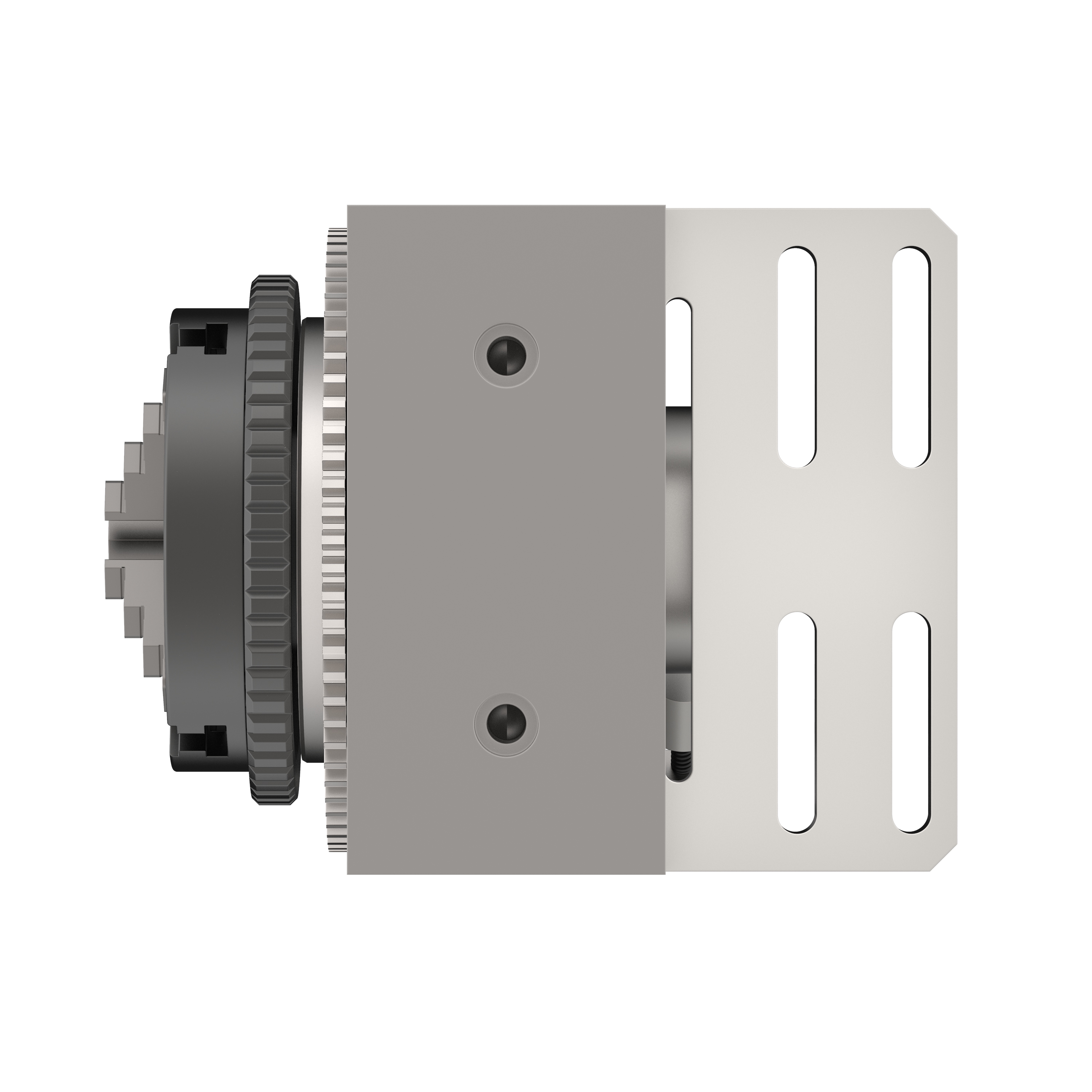 Direktteilapparat VA mit Dreibackenfutter DBF 100 von unten