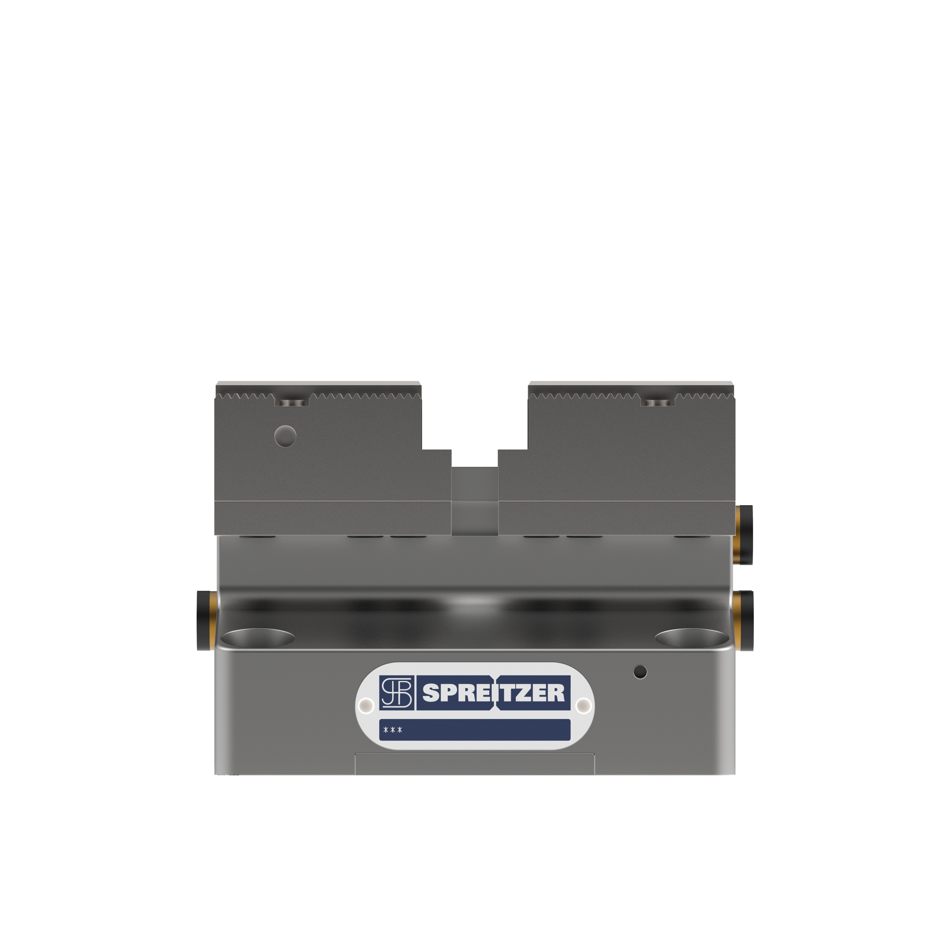 Pneumatischer Zentrischspanner PZS² 120-60 Vorderansicht