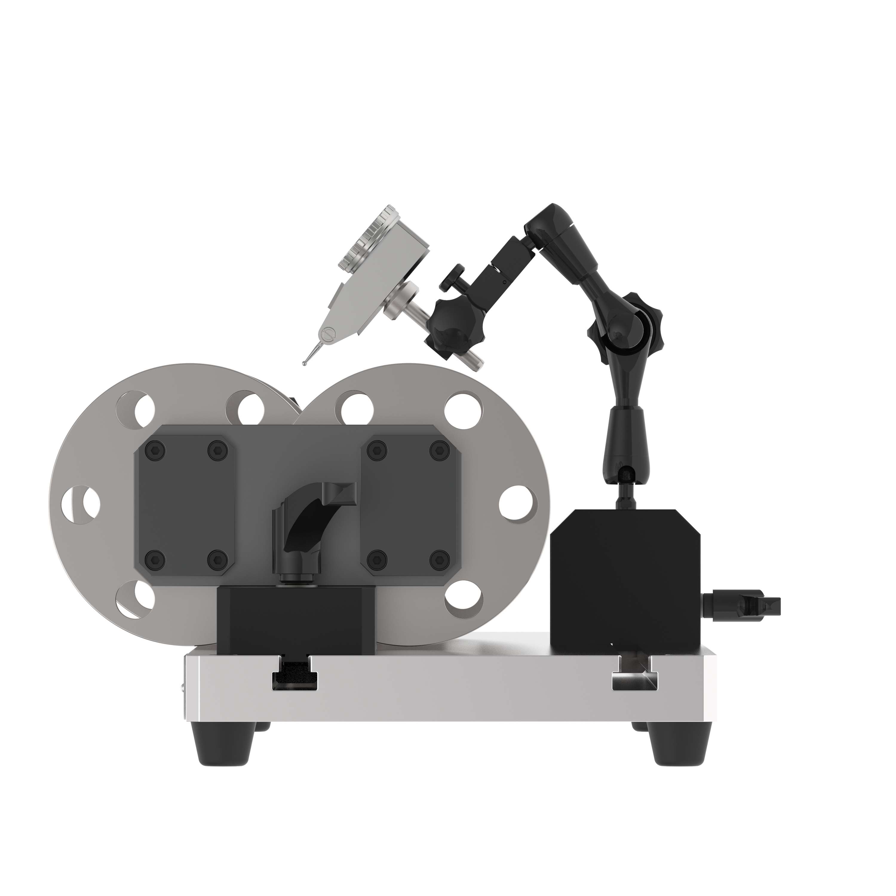 Rundlaufprüfgerät RPGR 600 mit Abrollböcken Vorderansicht