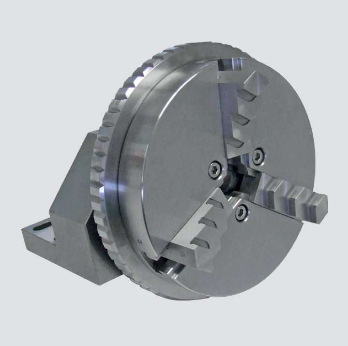 Spannfutter DBF 160 VA mit Befestigungswinkel