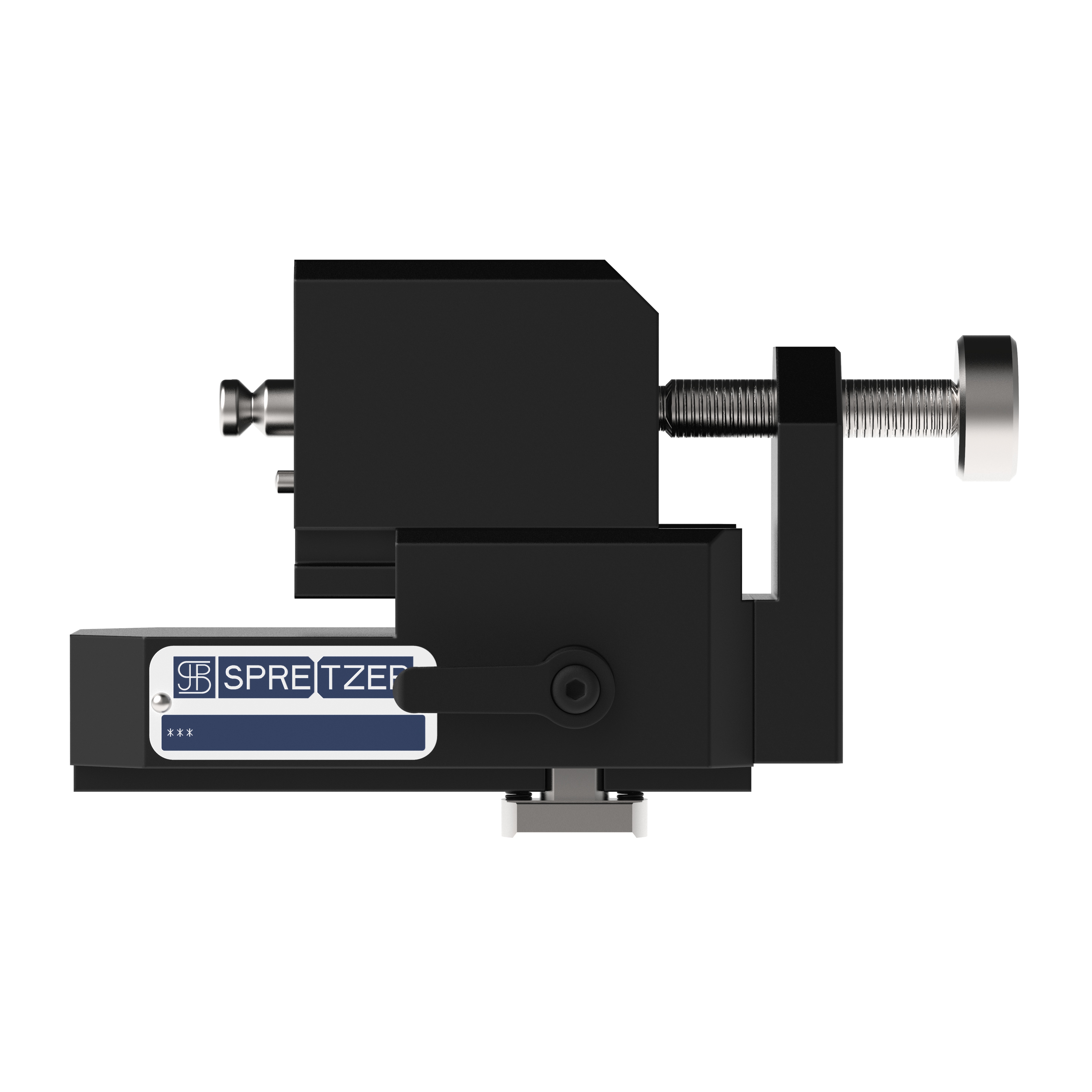 ALUMESS.basic Spannblock für T-Nutenplatte Vorderansicht