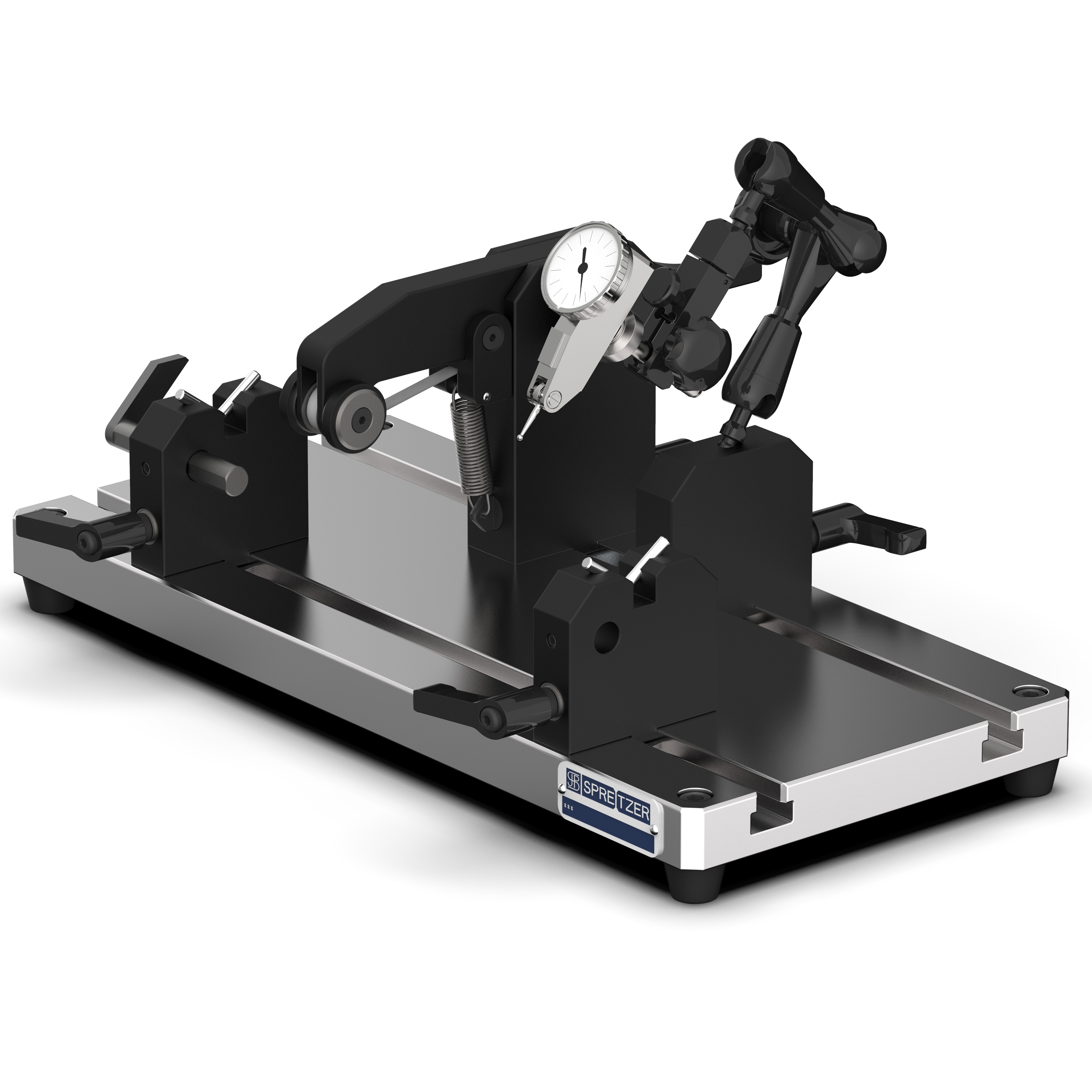 Rundlaufprüfgerät RPGP 350 mit Auflageprismen 