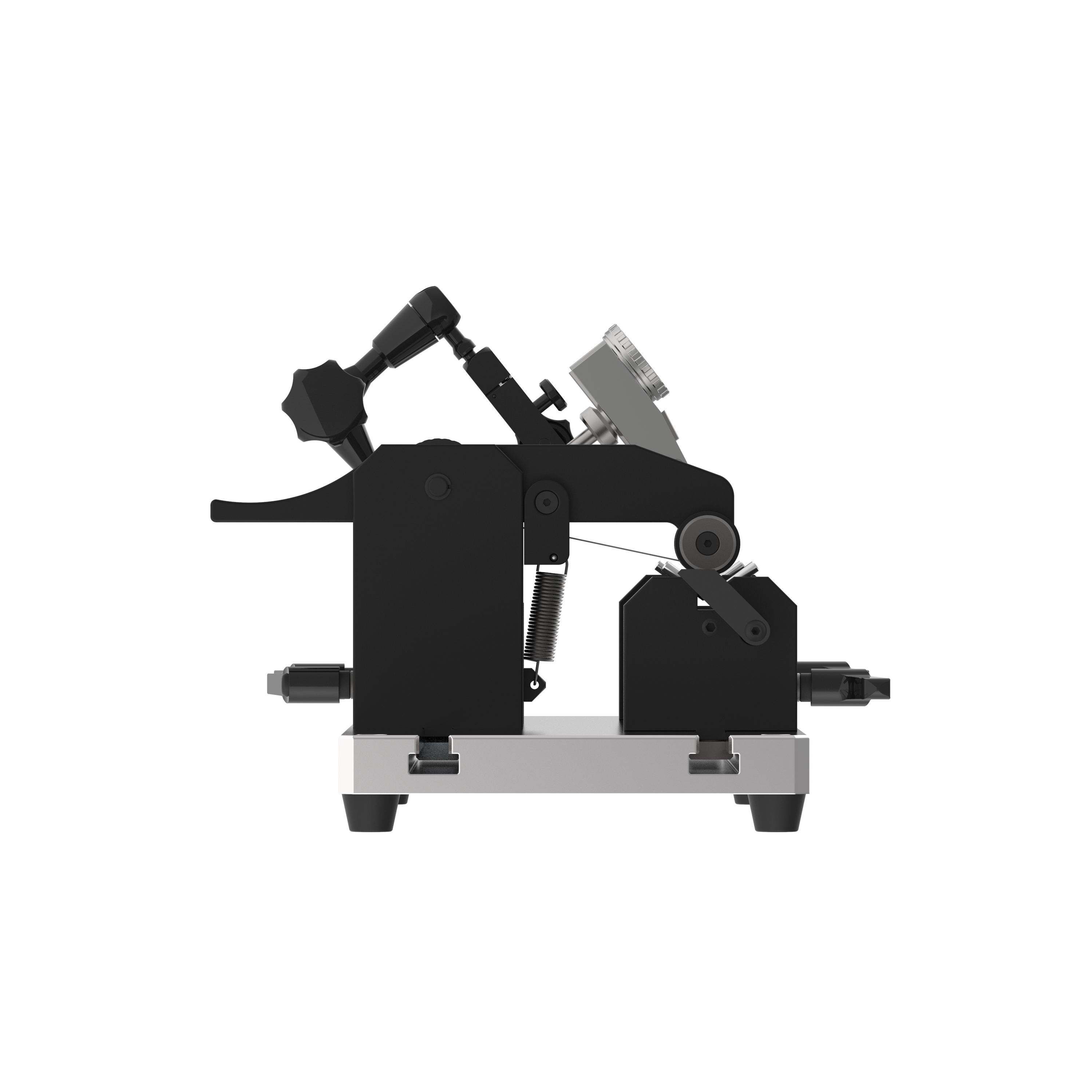 Rundlaufprüfgerät RPGP mit Auflageprismen