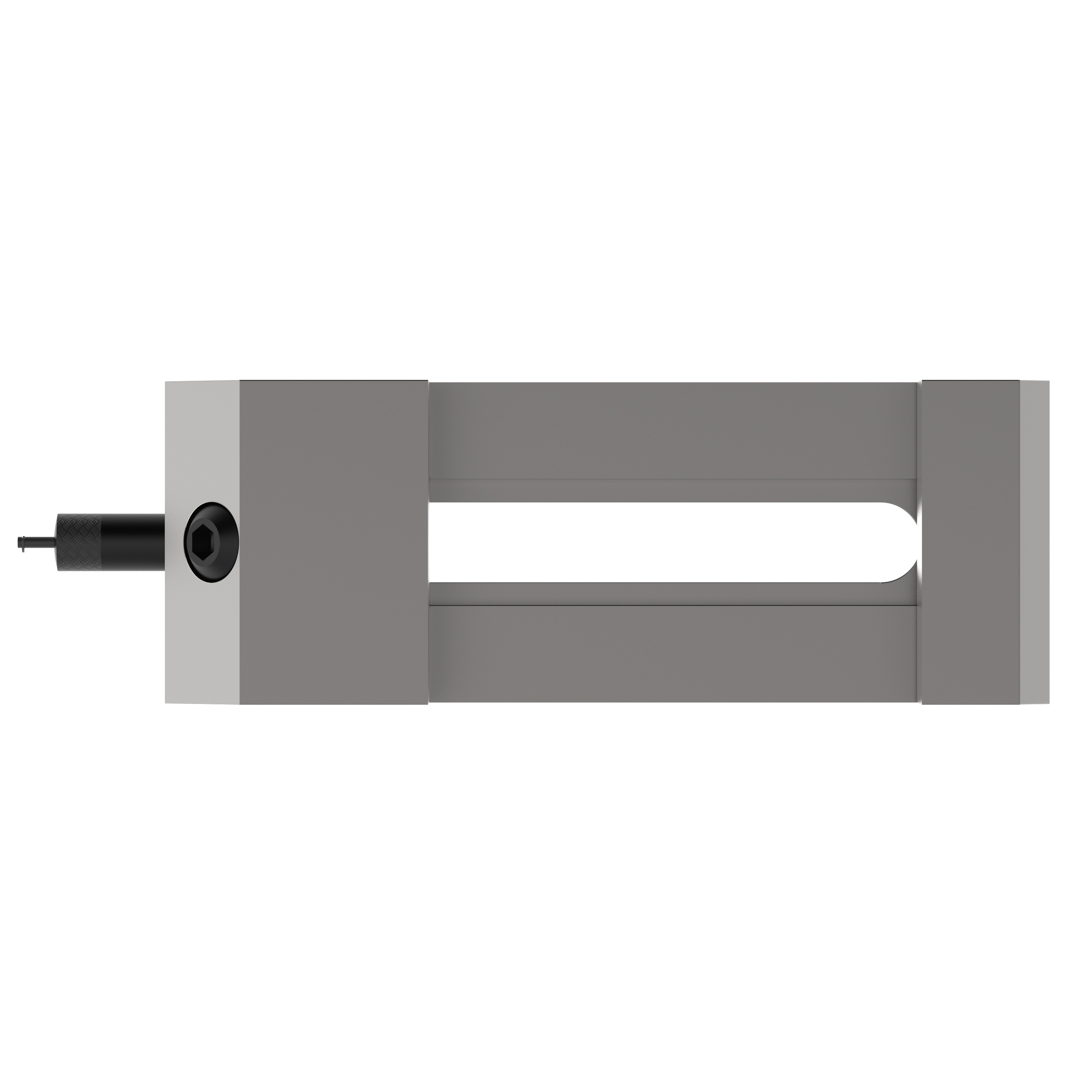 Niederzugschraubstock EHS N ohne Spindel von oben