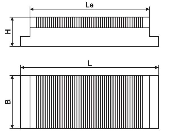 Maße Permanent Magnetspannplatte SPNS